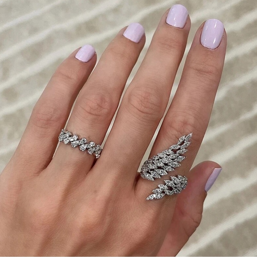 Aesthetic wings ring